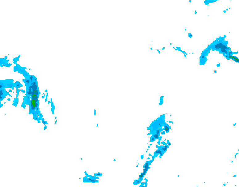 GDPS precipitation 060 hour forecast chart for Canada based on 2026/01/07 0000Z data