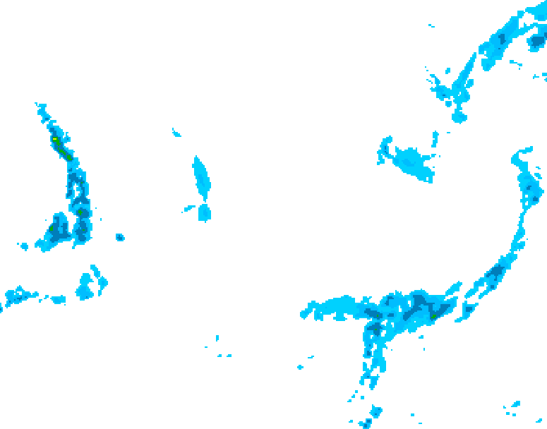GDPS precipitation 096 hour forecast chart for Canada based on 2026/01/07 0000Z data