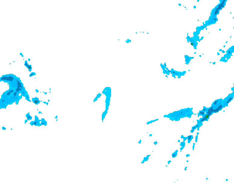 GDPS precipitation 108 hour forecast chart for Canada based on 2026/01/07 0000Z data
