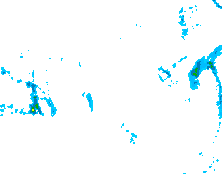 GDPS precipitation 144 hour forecast chart for Canada based on 2026/01/07 0000Z data