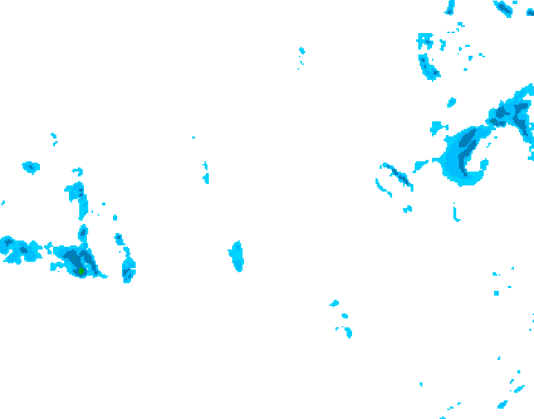 GDPS precipitation 150 hour forecast chart for Canada based on 2026/01/07 0000Z data