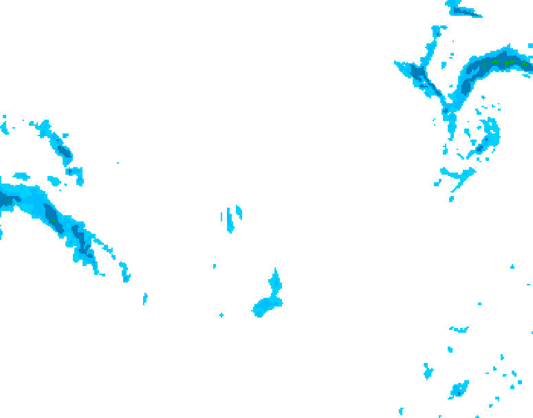 GDPS precipitation 162 hour forecast chart for Canada based on 2026/01/07 0000Z data