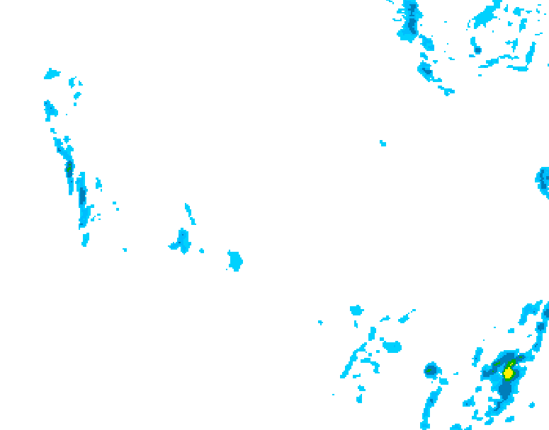 GDPS precipitation 198 hour forecast chart for Canada based on 2026/01/07 0000Z data