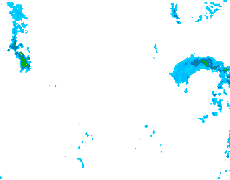 GDPS precipitation 240 hour forecast chart for Canada based on 2026/01/07 0000Z data