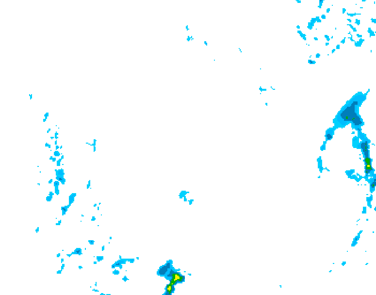 GDPS precipitation 024 hour forecast chart for Canada based on 2026/01/07 1200Z data