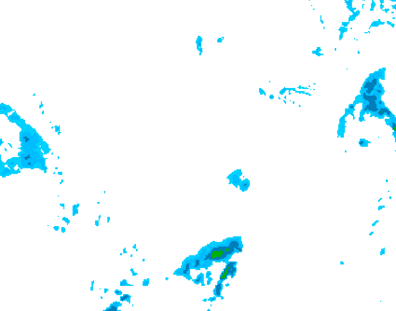 GDPS precipitation 036 hour forecast chart for Canada based on 2026/01/07 1200Z data