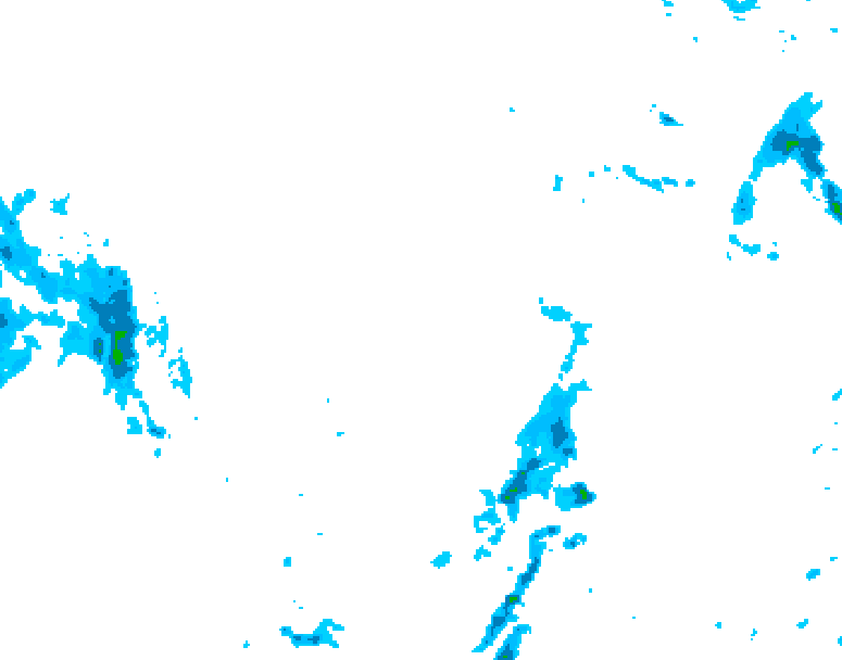 GDPS precipitation 048 hour forecast chart for Canada based on 2026/01/07 1200Z data