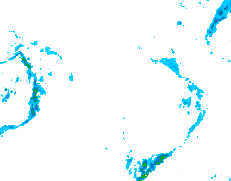 GDPS precipitation 072 hour forecast chart for Canada based on 2026/01/07 1200Z data