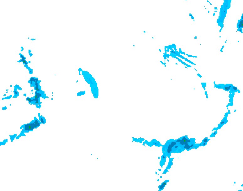 GDPS precipitation 084 hour forecast chart for Canada based on 2026/01/07 1200Z data