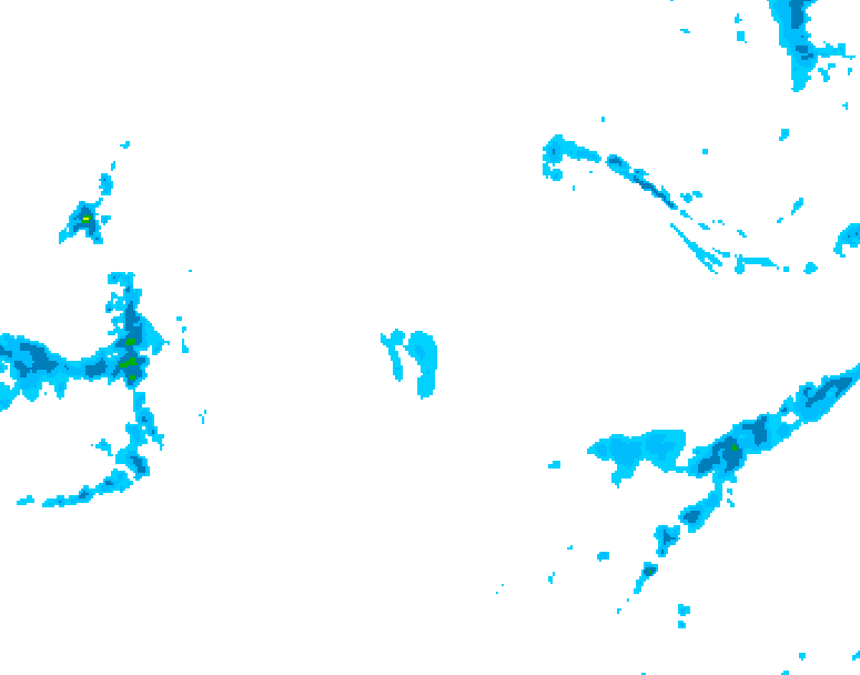 GDPS precipitation 096 hour forecast chart for Canada based on 2026/01/07 1200Z data