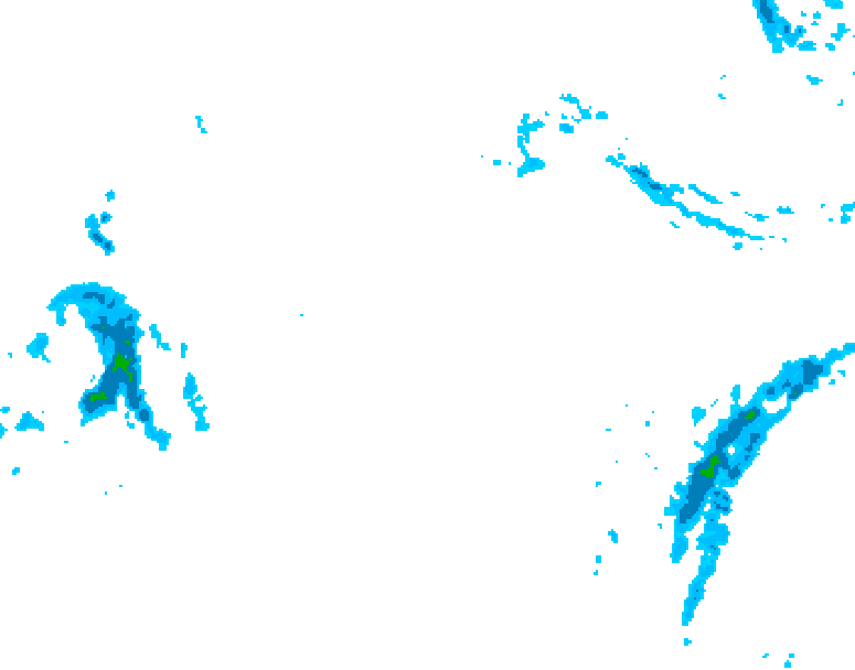 GDPS precipitation 108 hour forecast chart for Canada based on 2026/01/07 1200Z data