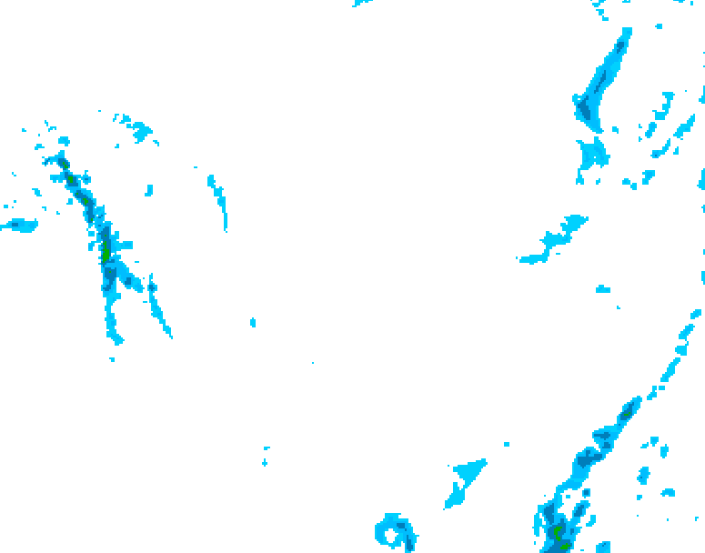 GDPS precipitation 180 hour forecast chart for Canada based on 2026/01/07 1200Z data