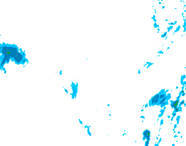 GDPS precipitation 204 hour forecast chart for Canada based on 2026/01/07 1200Z data