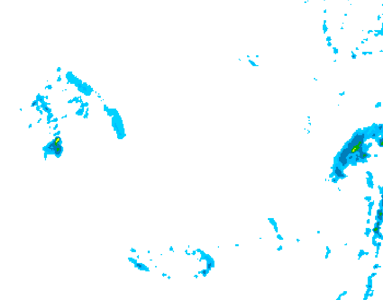 GDPS precipitation 228 hour forecast chart for Canada based on 2026/01/07 1200Z data