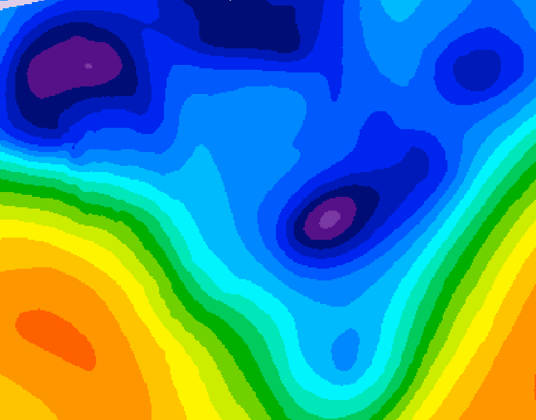 GDPS 500 millibar geopotential height 168 hour forecast chart for Canada based on 2026/01/08 1200Z data