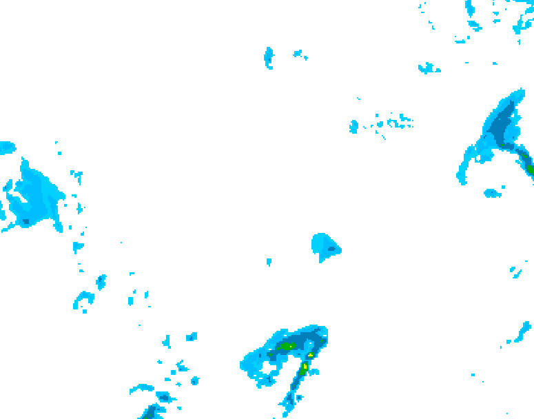 GDPS precipitation 024 hour forecast chart for Canada based on 2026/01/08 0000Z data