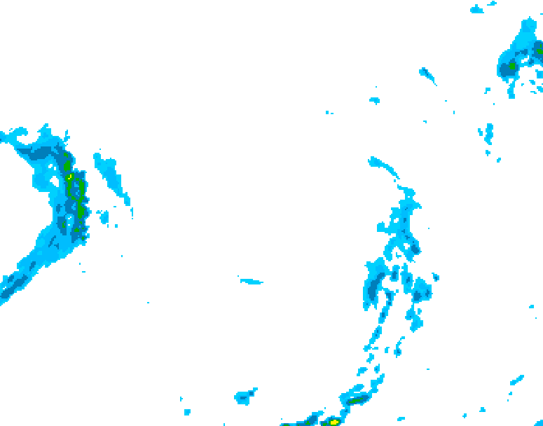 GDPS precipitation 048 hour forecast chart for Canada based on 2026/01/08 0000Z data