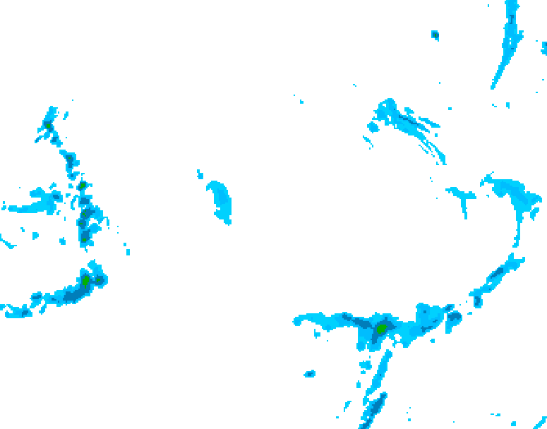 GDPS precipitation 072 hour forecast chart for Canada based on 2026/01/08 0000Z data