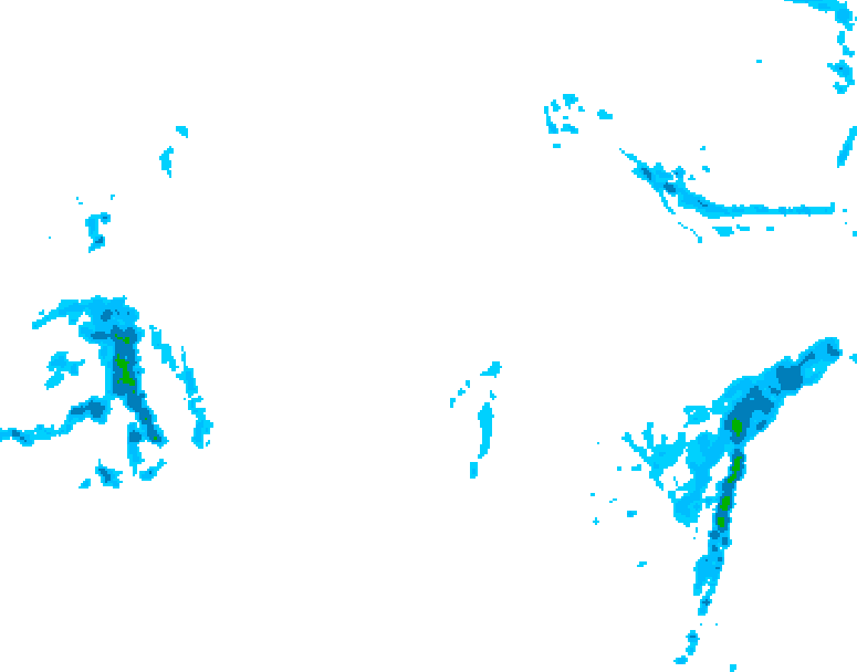 GDPS precipitation 096 hour forecast chart for Canada based on 2026/01/08 0000Z data