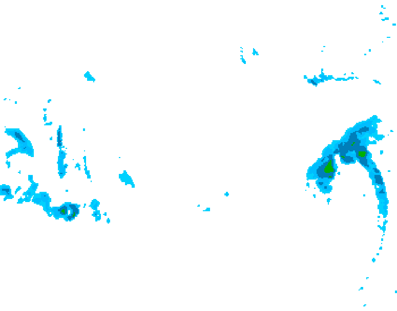 GDPS precipitation 114 hour forecast chart for Canada based on 2026/01/08 0000Z data
