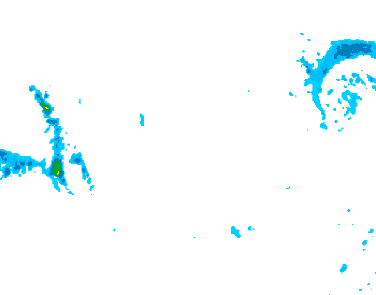 GDPS precipitation 138 hour forecast chart for Canada based on 2026/01/08 0000Z data