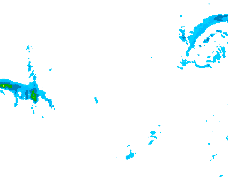 GDPS precipitation 144 hour forecast chart for Canada based on 2026/01/08 0000Z data