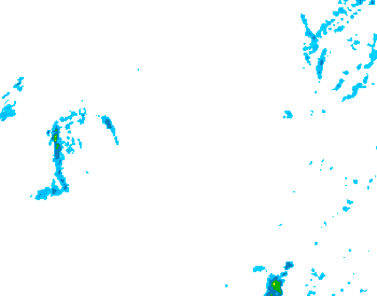 GDPS precipitation 162 hour forecast chart for Canada based on 2026/01/08 0000Z data