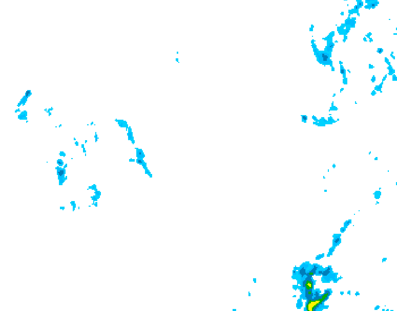 GDPS precipitation 168 hour forecast chart for Canada based on 2026/01/08 0000Z data