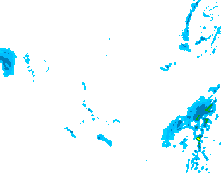 GDPS precipitation 186 hour forecast chart for Canada based on 2026/01/08 0000Z data