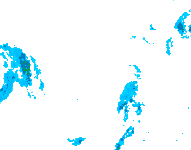 GDPS precipitation 030 hour forecast chart for Canada based on 2026/01/08 1200Z data