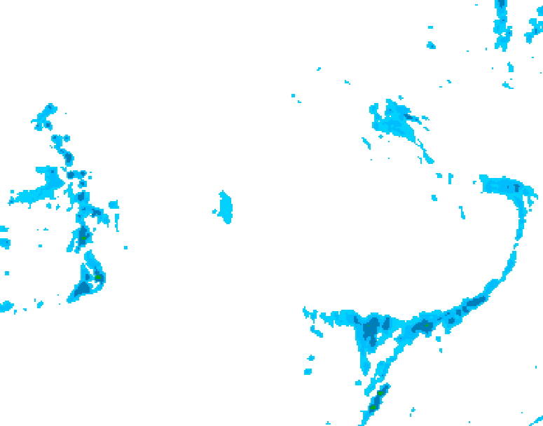 GDPS precipitation 060 hour forecast chart for Canada based on 2026/01/08 1200Z data