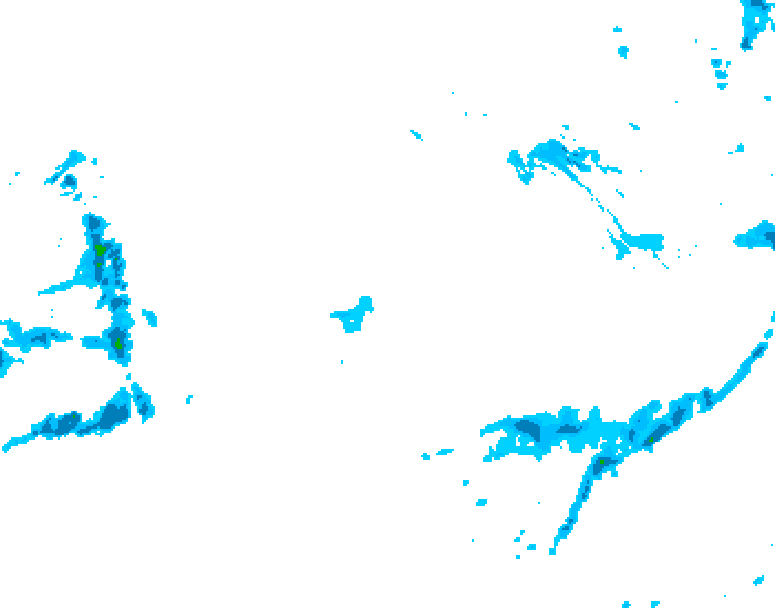 GDPS precipitation 066 hour forecast chart for Canada based on 2026/01/08 1200Z data