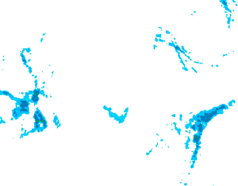 GDPS precipitation 078 hour forecast chart for Canada based on 2026/01/08 1200Z data