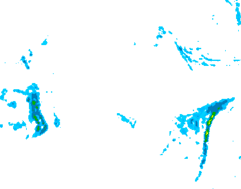 GDPS precipitation 084 hour forecast chart for Canada based on 2026/01/08 1200Z data