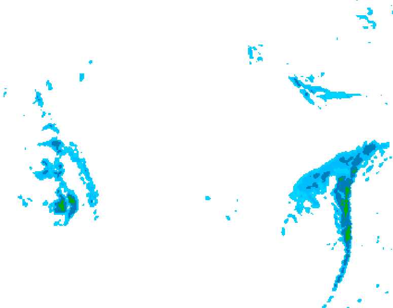 GDPS precipitation 090 hour forecast chart for Canada based on 2026/01/08 1200Z data