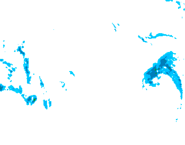 GDPS precipitation 102 hour forecast chart for Canada based on 2026/01/08 1200Z data