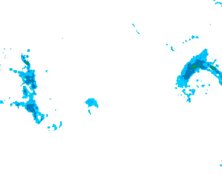 GDPS precipitation 108 hour forecast chart for Canada based on 2026/01/08 1200Z data
