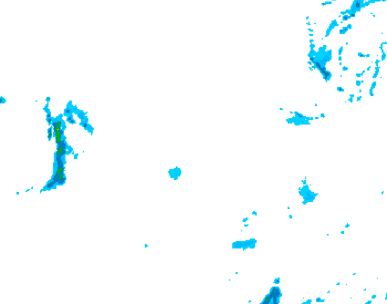 GDPS precipitation 144 hour forecast chart for Canada based on 2026/01/08 1200Z data