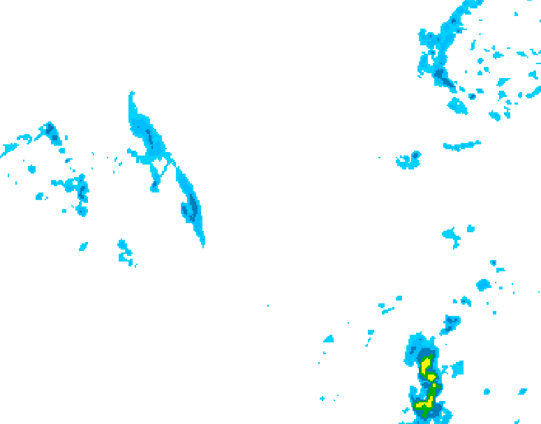 GDPS precipitation 156 hour forecast chart for Canada based on 2026/01/08 1200Z data