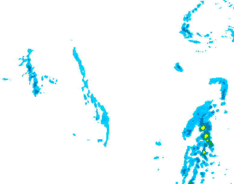 GDPS precipitation 168 hour forecast chart for Canada based on 2026/01/08 1200Z data