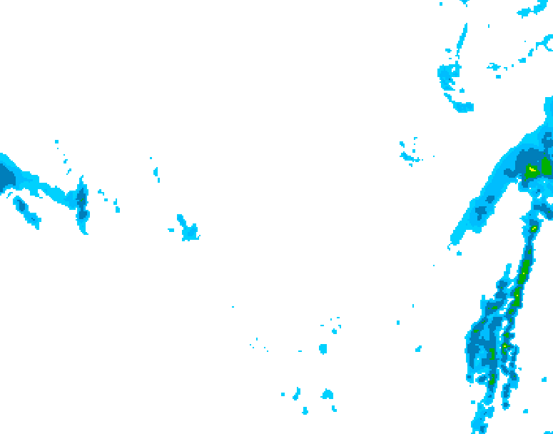 GDPS precipitation 186 hour forecast chart for Canada based on 2026/01/08 1200Z data