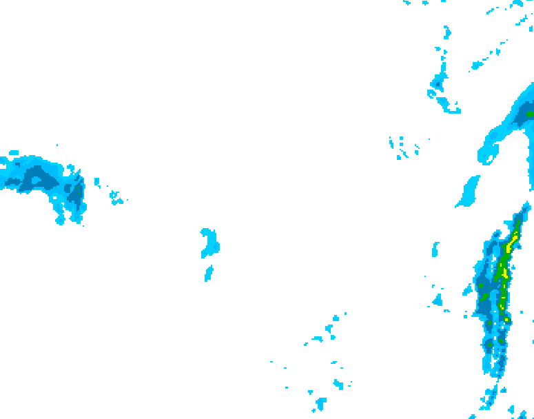 GDPS precipitation 192 hour forecast chart for Canada based on 2026/01/08 1200Z data