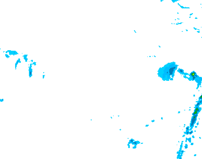 GDPS precipitation 234 hour forecast chart for Canada based on 2026/01/08 1200Z data