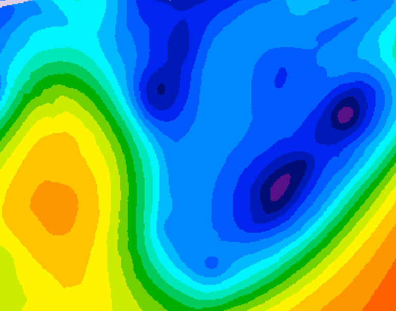 GDPS 500 millibar geopotential height 204 hour forecast chart for Canada based on 2026/01/09 0000Z data