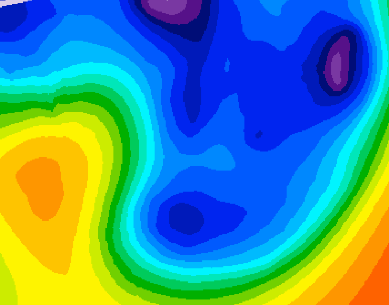 GDPS 500 millibar geopotential height 192 hour forecast chart for Canada based on 2026/01/09 1200Z data