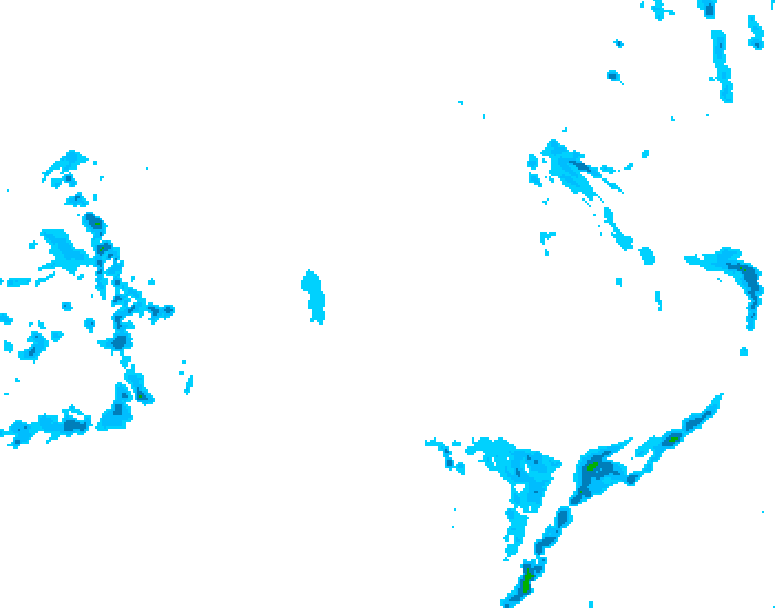 GDPS precipitation 048 hour forecast chart for Canada based on 2026/01/09 0000Z data