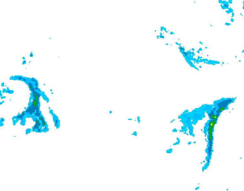 GDPS precipitation 072 hour forecast chart for Canada based on 2026/01/09 0000Z data