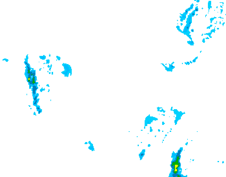 GDPS precipitation 138 hour forecast chart for Canada based on 2026/01/09 0000Z data