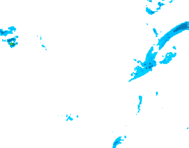 GDPS precipitation 204 hour forecast chart for Canada based on 2026/01/09 0000Z data