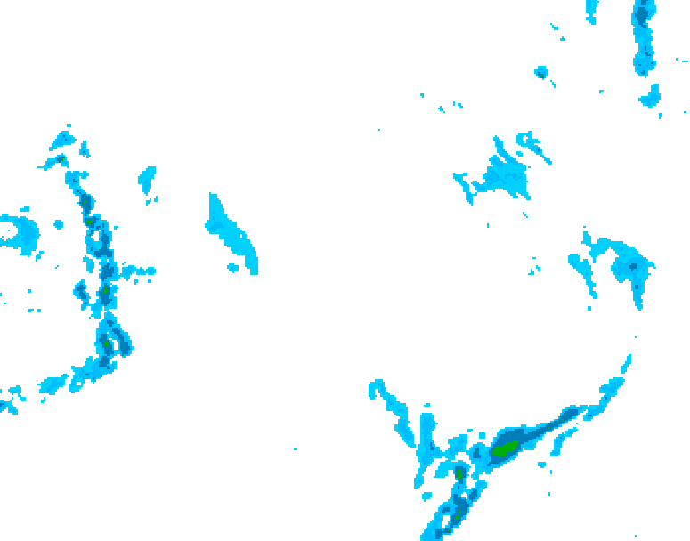 GDPS precipitation 030 hour forecast chart for Canada based on 2026/01/09 1200Z data